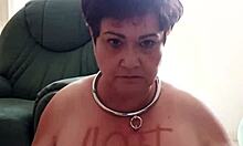 Chienne Marie Shumilie Bound in Bondage Takes Master's Huge Dildo in Maid Outfit!