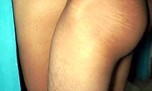 Stuck door Latina penetrated hard till she moans loud