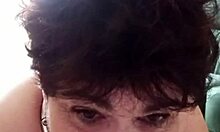 Chienne Marie Shumilie Bound in Bondage Takes Master's Huge Dildo in Maid Outfit!