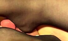 stockings on, feet stroking till my husband explodes cum everywhere