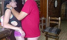 PUSSYJOB and STANDING SEX with Stepsis Using JUST THE TIP