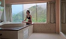 hey gorgeous white whore bursts in just to ride my cock hard 🔥🍑