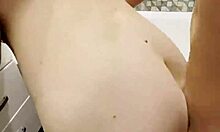 Guy rams cock deep and blasts cum straight down my throat at party