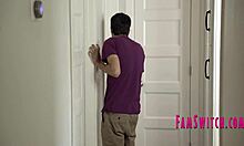 stepmom and stepdad caught us peeking so they invited us to join their taboo group fuck