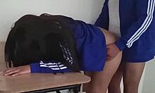 Friends Empty Classroom Hookup Secretly Recorded 18 Year Old Craves It