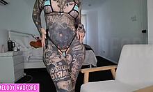 Milf tests vibrating anal buttplug in micro bikini haul