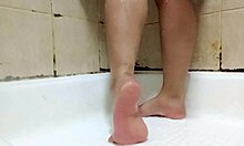 chubby asian bares soft feet just for fetish lovers