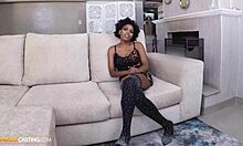 busty kenyan milf model gets her black pussy drilled deep by producer 😈🍆