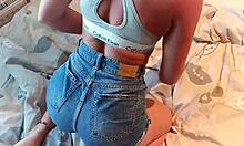 Milf, your tight ass squirts hard from anal fingering creampie?