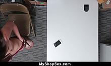 Suspect Strips for Lp Officer? Bent Over Fucked in Shop