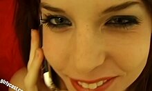 Diana's kinky 18yo christmas cosplay blowjob fingering tease