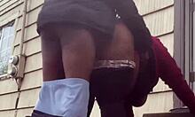 Outdoor Cold Backshots Creampie