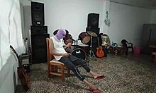 Sexy Music Teacher Gets Student So Horny He Can't Resist