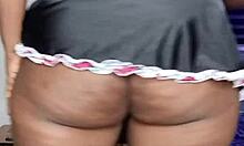 lonely horny ebony bbw housewife mara exotic squirts in full solo masturbation close-up video