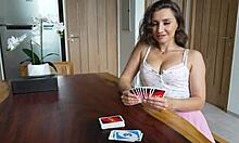 Kneel and Suck Huge Cock After Losing Uno Game Challenge