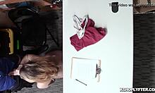 Taylor Blake's Shoplifting Pussy Takes LP Officer's Sideways Cock Thrust