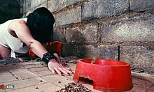 French Milf Hedone's Chubby Ass and Pussy Wildly Fucked by Clown Terry Kemaco