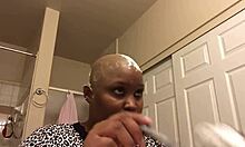 milf at home first time shaves head smooth bald boyfriend request mommy shaved hairless