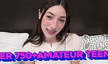 i cant believe this cute 19yo redhead's shaved cunt got stuffed n creampied first time!!
