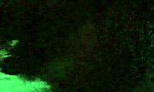 cuckold husband sits back watching his sapiosexual wife take their new bull's hard pounding on the bed