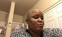 milf at home first time shaves head smooth bald boyfriend request mommy shaved hairless