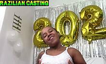 Brazilian pornstar licks juicy pussy in lingerie cunilingus happy new year 2026 sex vibes