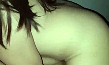 cuckold husband sits back watching his sapiosexual wife take their new bull's hard pounding on the bed