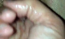 blonde teen stuffs huge cucumber deep into her tight asshole