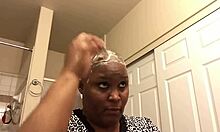 milf at home first time shaves head smooth bald boyfriend request mommy shaved hairless