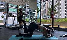 Smell My Sweaty Dirty Bush and Ass After Intense Gym Training!