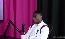 bruna carlos teases huge tits in sheer red lingerie during sensual bora cast