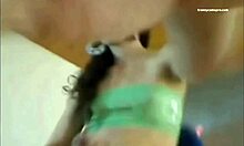 This hot tranny's long thick cock throbs with sexy horny urges