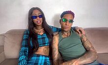 Skinny Latina Slut Fingers Big Clit Anal Plays Monster Cock Fingering Cousin Secret Red Cher