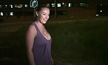 Krystal Swift Joins Public Gangbang Orgy with Big Tits Banging