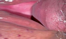 a virgin wife takes huge cock first time on christmas close-up wet shaved pussy