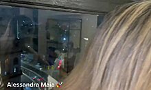 watching the flashy neighbor while we sneak a hot fuck