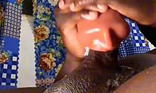 Bbc unloads cum but keeps pounding my huge cock sextoy ughh