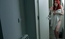 Stepmom viagra mix-up leads to hotel bed doggystyle cowgirl pounding wet tattooed redhead pussy cum on ass