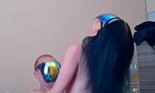 damn this sexy wife rocks black stockings in homemade action