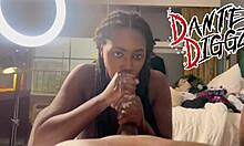 omg these 2 ebony sluts r havin a sloppy dick suckin contest on boyfriends