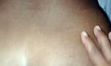 WOW! Tight ebony latina's juicy hairy big pussy and ass get licked before massive cum swallow