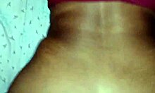 WOW! Tight ebony latina's juicy hairy big pussy and ass get licked before massive cum swallow