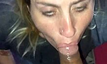 Blonde Slut Deepthroats Cock Bent Over Doggystyle Cumshot Face Full Load