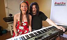 Brunette Coed Sucks Monster Cock Deepthroats Gets Doggystyle Facial