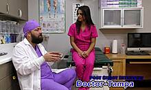 oh god dr tampa my neighbor misty addams in her first gyno exam