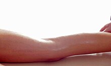 Teen Slut Oiled Massage Leads to Rough Pussy Fuck Orgasm Small Tits Sucking Cock