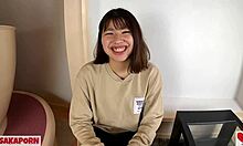 Wow cute Shiori ravished in school swimsuit blowjob and epic cowgirl ride amateur shoot!