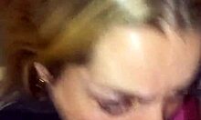 Blonde Slut Deepthroats Cock Bent Over Doggystyle Cumshot Face Full Load