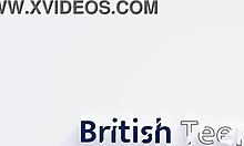 Blonde student surrenders to teacher's hard thrusts