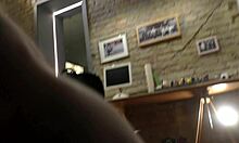 Amazing Big Tits Secretary Ignores Boss Masturbating on Her Slit Dress